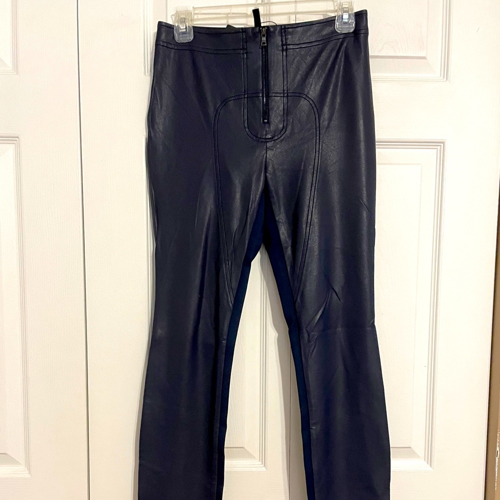 BCBG faux leather leggings